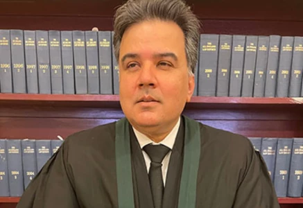 a photo of sindh high court s justice agha faisal sindh high court