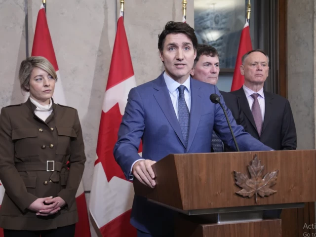 canadian pm trudeau impose retaliatory tariff on us photo ap