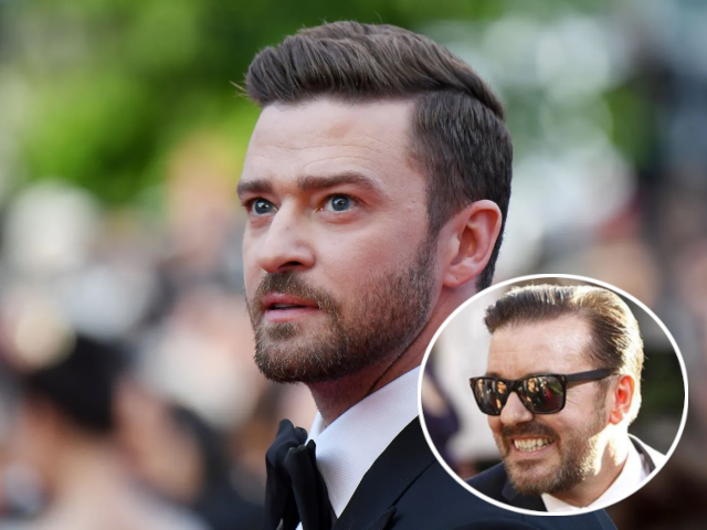 ricky gervais mocks justin timberlake over dwi arrest ricky gervais mocks justin timberlake over dwi arrest