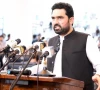 khyber pakhtunkhwa chief minister sohail afridi presents the provincial budget for fiscal year 2026 27 in the assembly on friday photo x