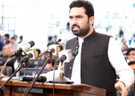 khyber pakhtunkhwa chief minister sohail afridi presents the provincial budget for fiscal year 2026 27 in the assembly on friday photo x