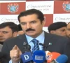 khyber pakhtunkhwa k p governor faisal karim kundi addressing a press conference in peshawar on october 17 2026 photo screengrab