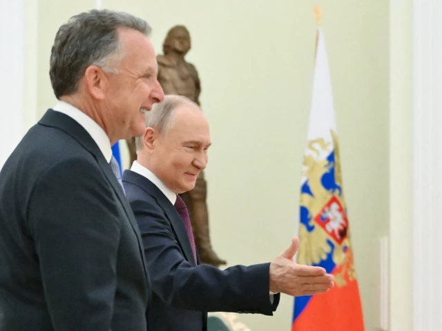 russian president vladimir putin shows the way to us president donald trump s envoy steve witkoff during a meeting in moscow photo reuters russian president vladimir putin shows the way to us president donald trump s envoy steve witkoff during a meeting in moscow photo reuters