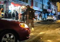 taliban security personnel stand guard at a blast site following an explosion in the shahr e naw area of kabul on january 19 2026 a blast at a chinese restaurant in central kabul on january 19 killed a chinese man and six afghans the police force in the afghan capital said photo afp
