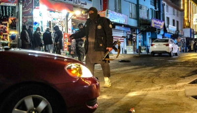 taliban security personnel stand guard at a blast site following an explosion in the shahr e naw area of kabul on january 19 2026 a blast at a chinese restaurant in central kabul on january 19 killed a chinese man and six afghans the police force in the afghan capital said photo afp