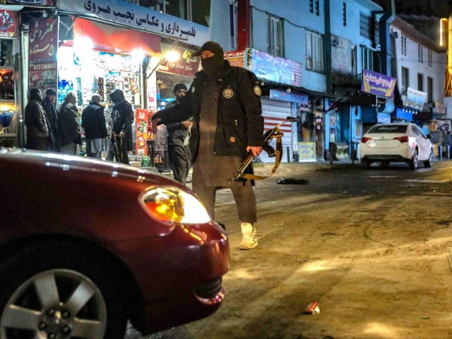 taliban security personnel stand guard at a blast site following an explosion in the shahr e naw area of kabul on january 19 2026 a blast at a chinese restaurant in central kabul on january 19 killed a chinese man and six afghans the police force in the afghan capital said photo afp taliban security personnel stand guard at a blast site following an explosion in the shahr e naw area of kabul on january 19 2026 a blast at a chinese restaurant in central kabul on january 19 killed a chinese man and six afghans the police force in the afghan capital said photo afp