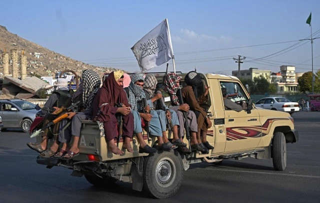 taliban fighters in a vehicle patrol the streets of kabul the taliban have enforced some sense of calm in a city long marred by violent crime with their armed forces patrolling the streets and manning checkpoints photo afp taliban fighters in a vehicle patrol the streets of kabul the taliban have enforced some sense of calm in a city long marred by violent crime with their armed forces patrolling the streets and manning checkpoints photo afp