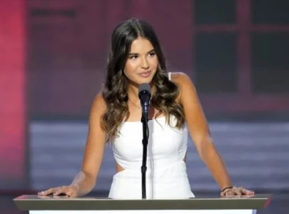 kai trump makes political debut shares bond with grandfather donald trump