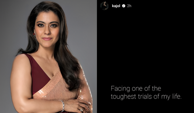 kajol takes social media break due to toughest trial of her life