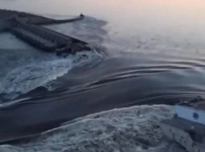 russia ukraine accuse each other of blowing up kakhovka dam