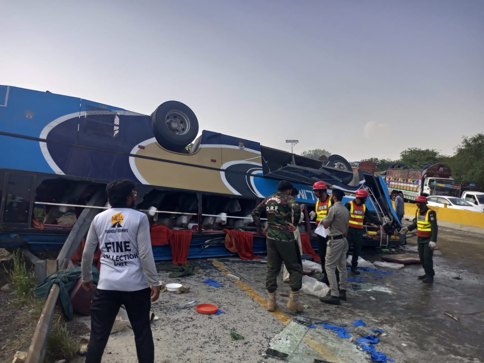 at least 13 people including five women and three children lost their lives in the accident photo express