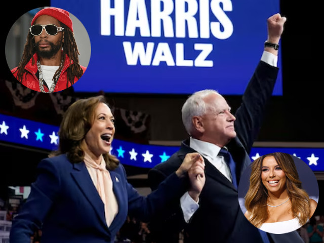 celebrities spotted at the 2024 democratic national convention supporting kamala harris and tim walz