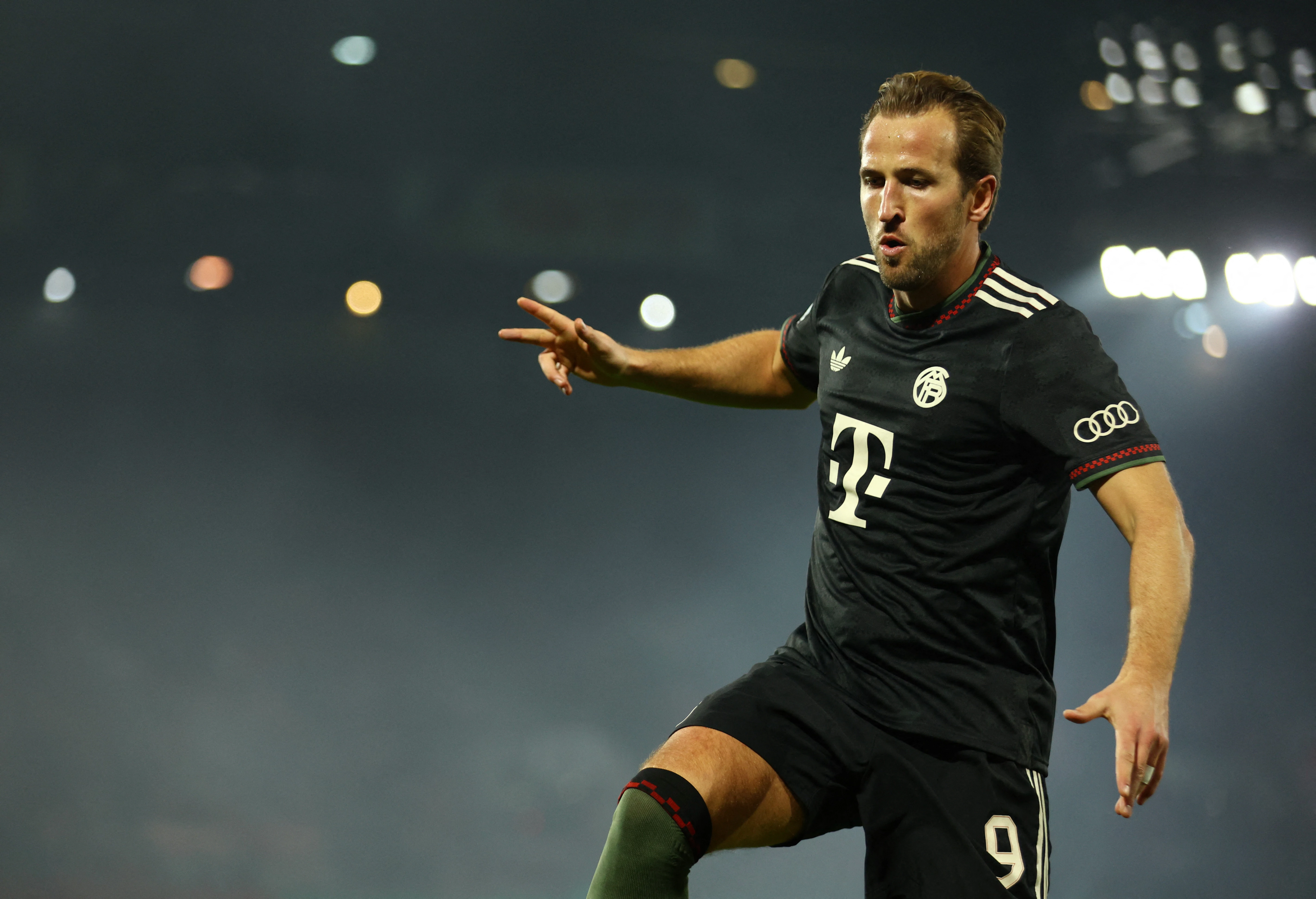 kane nets twice in german cup as bayern set european wins record