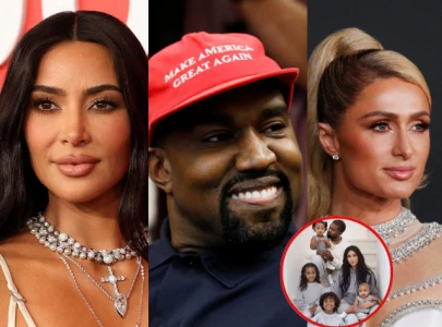 kanye west says he wishes paris hilton was the mother of his kids