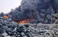 dark smoke clouds rise from a massive tyre fire in karachi s mawach goth photo express dark smoke clouds rise from a massive tyre fire in karachi s mawach goth photo express