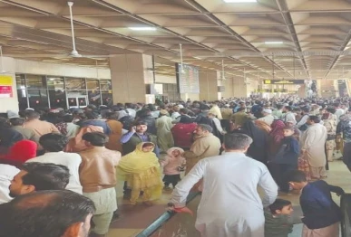 pakistan airports handle 26 8m passengers photo express