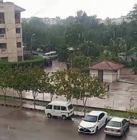 the onset of rain in karachi began with korangi quaidabad and landhi and later spread to various parts of the city screengrab the onset of rain in karachi began with korangi quaidabad and landhi and later spread to various parts of the city screengrab