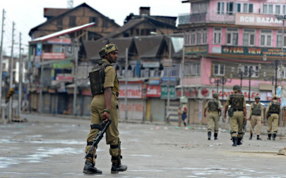 police open fire in indian kashmir after deaths