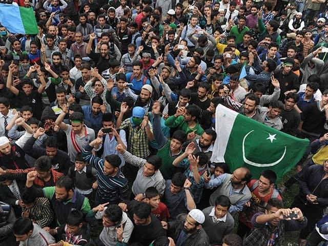 kashmiris on both sides of the line of control and across the world will observe accession to pakistan day on wednesday photo afp file