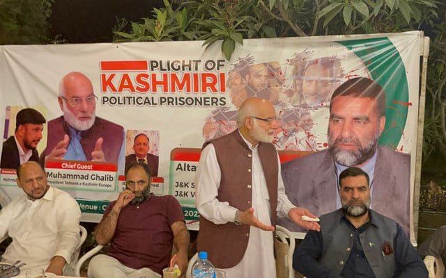 participants speak at the plight of kashmiris event held the other day photo express participants speak at the plight of kashmiris event held the other day photo express