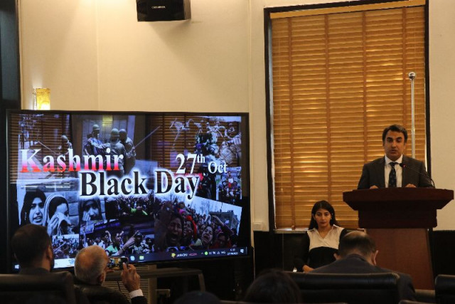 kashmir black day observed at pakistan embassy in beijing kashmir black day observed at pakistan embassy in beijing