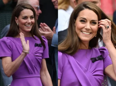the significance behind kate middleton s purple dress at wimbledon