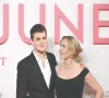 british actress kate winslet poses with her son actor and writer joe anders on the red carpet upon arrival at the premiere of her film goodbye june in central london photo afp
