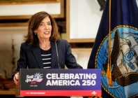 new york governor kathy hochul speaks during a press conference ahead of sail4th 250 in new york city us june 28 2026 reuters