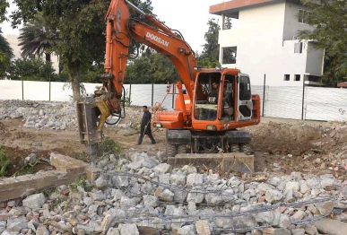 a view of the start of kachhari chowk mega project flyover underpass photo inp