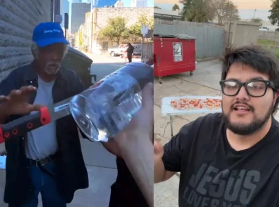 influencer sparks outrage after handing out machetes and alcohol to homeless people influencer sparks outrage after handing out machetes and alcohol to homeless people