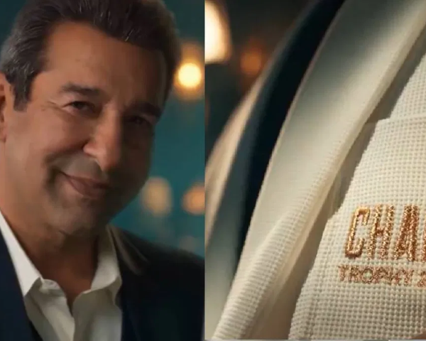 Wasim Akram unveils the Champions jacket in thrilling new ICC promo | The Express Tribune