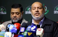 hamas officials khalil al hayya and osama hamdan attend a press conference in beirut lebanon november 21 2023 photo reuters hamas officials khalil al hayya and osama hamdan attend a press conference in beirut lebanon november 21 2023 photo reuters