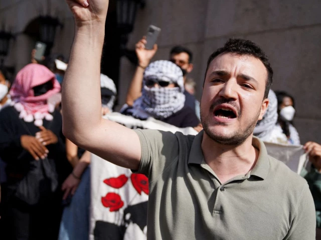 file photo columbia university graduate mahmoud khalil attends a pro palestinian protest outside columbia university on the two year anniversary of the deadly october 7 2023 attack on israel by hamas from gaza in manhattan in new york city us october 7 2025 photo reuters file photo columbia university graduate mahmoud khalil attends a pro palestinian protest outside columbia university on the two year anniversary of the deadly october 7 2023 attack on israel by hamas from gaza in manhattan in new york city us october 7 2025 photo reuters