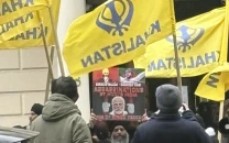 pro khalistan sikhs indian hindu protesters clash outside bangladesh embassy in london