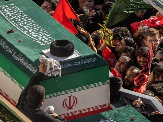 mourners react next to the coffin of iran s late supreme leader ayatollah ali khamenei who was killed on february 28 in israeli and us airstrikes and coffins of his family members on the day of his burial in a culmination of a mass funeral in mashhad iran july 9 2026 photo reuters mourners react next to the coffin of iran s late supreme leader ayatollah ali khamenei who was killed on february 28 in israeli and us airstrikes and coffins of his family members on the day of his burial in a culmination of a mass funeral in mashhad iran july 9 2026 photo reuters