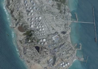 a satellite image shows an oil terminal at kharg island iran february 25 2026 2026 planet labs pbc handout via reuters