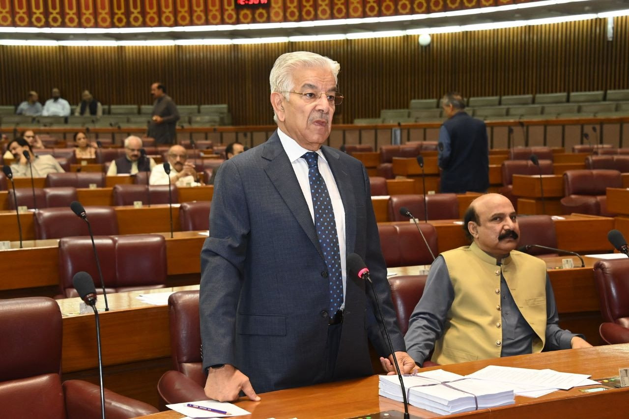 defence minister khawaja asif speaks in the national assembly photo twitter naofpakistan