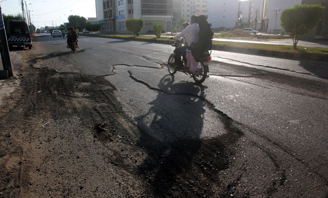 Residents are angry at CBC's negligence, especially because they pay over Rs100,000 in taxes every year. PHOTO: ATHAR KHAN/EXPRESS