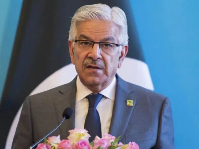 defence minister khawaja asif photo app file