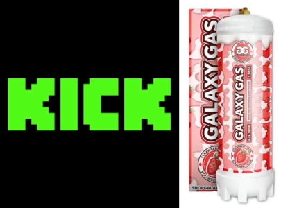 kick bans use of galaxy gas on livestreams