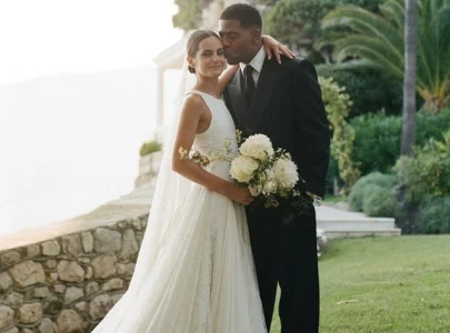 kid cudi marries lola abecassis sartore in france