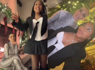 kim kardashian faces backlash over north west s miniskirt and low cut corset top in christmas tiktok