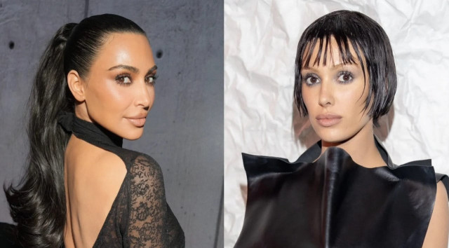 collage of kim kardashian and bianca censori courtesy the shade room collage of kim kardashian and bianca censori courtesy the shade room