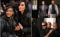 kim kardashian cuts short north west s visit to kanye after learning andrew tristan tate would be there