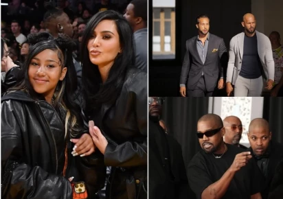 Kim Kardashian Cuts Short North West's Visit with Kanye After Learning Andrew & Tristan Tate Would Be There