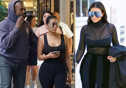 kanye west steps out with kim kardashian s doppelganger kanye west steps out with kim kardashian s doppelganger
