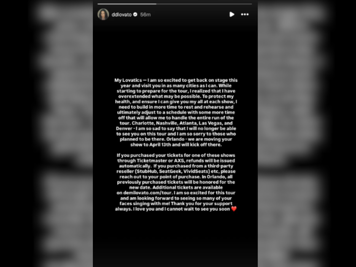 Photo: Instagram @ddlovato