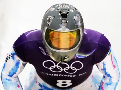 ukrainian racer disqualified at winter olympics over helmet honouring the ones killed during war
