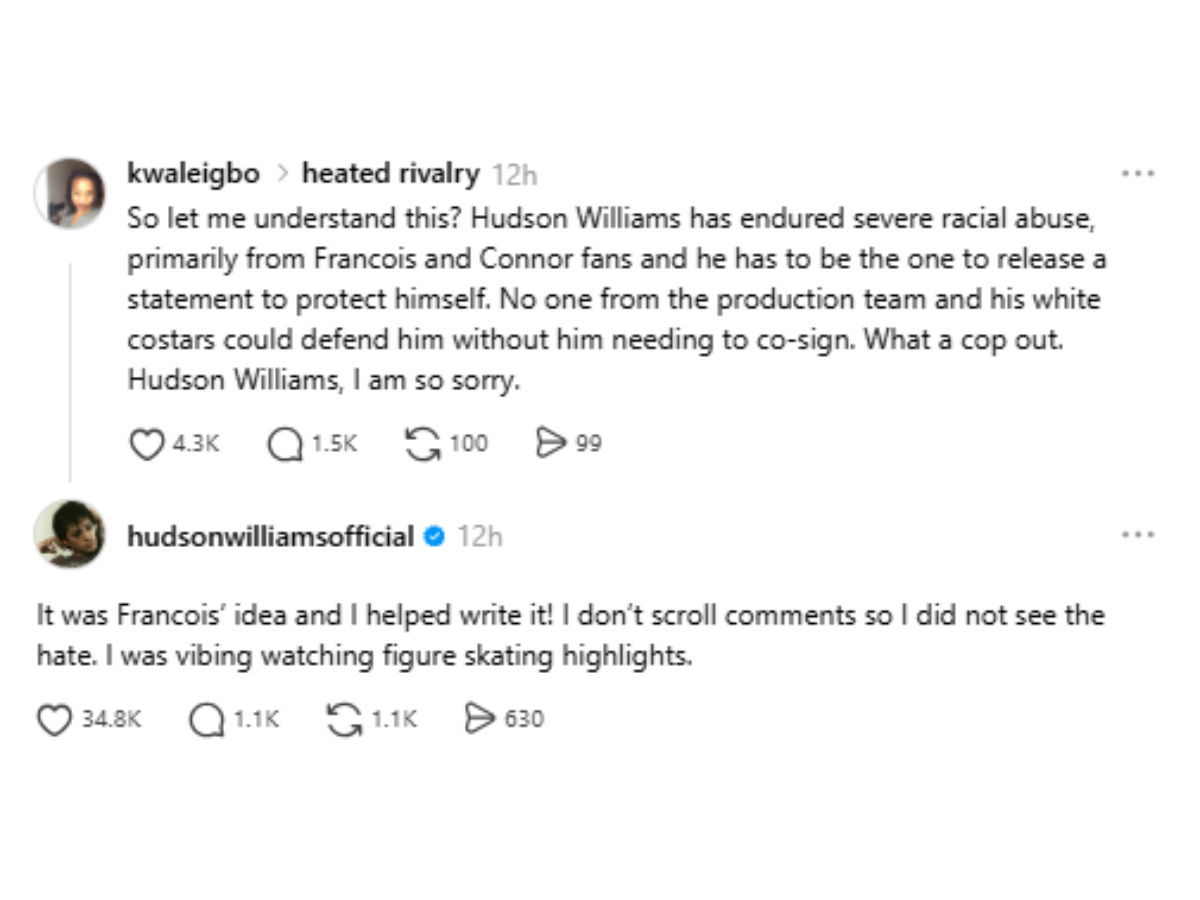 Photo: Threads @hudsonwilliamsofficial