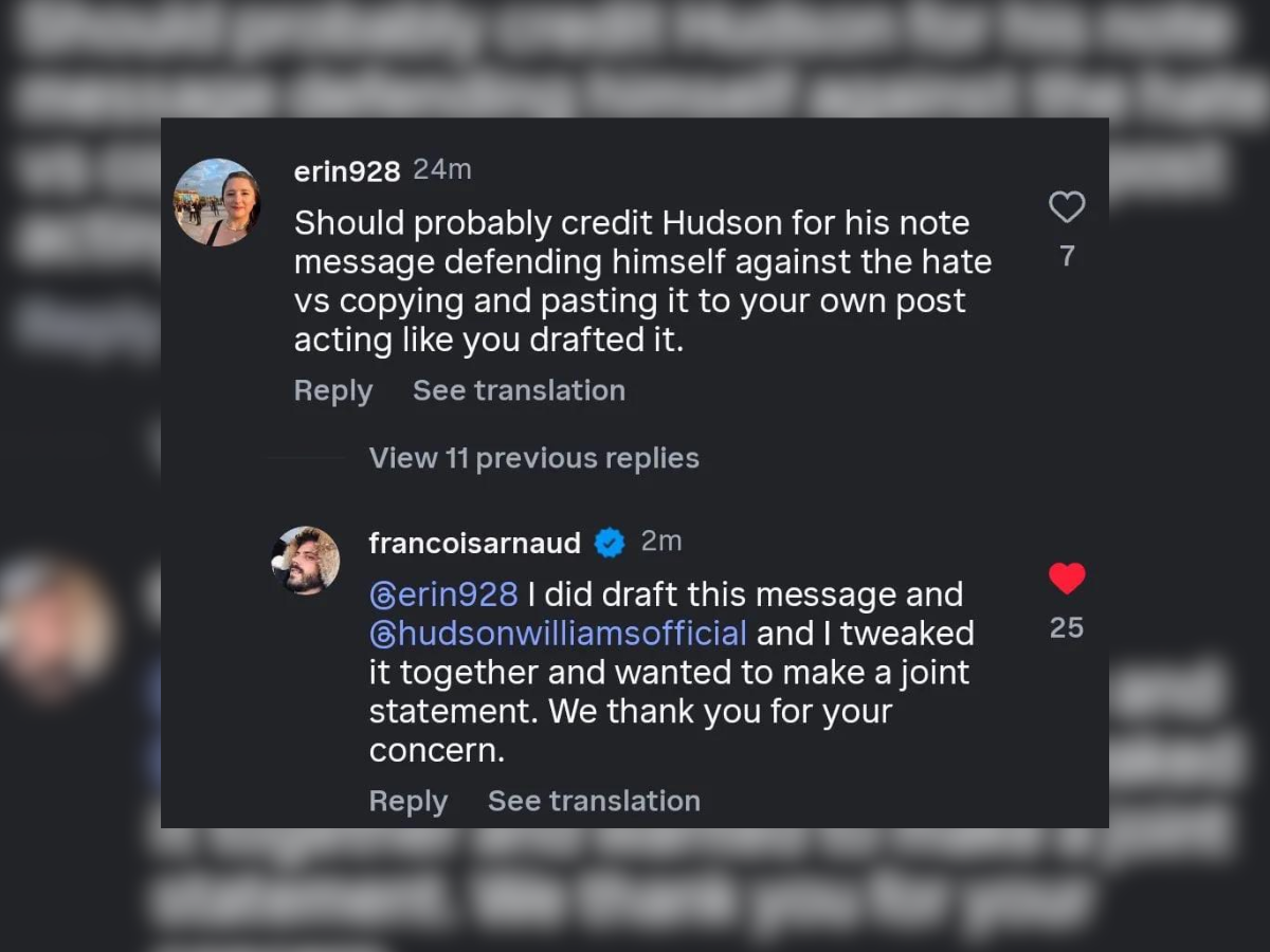 Photo: Instagram @francoisarnaud